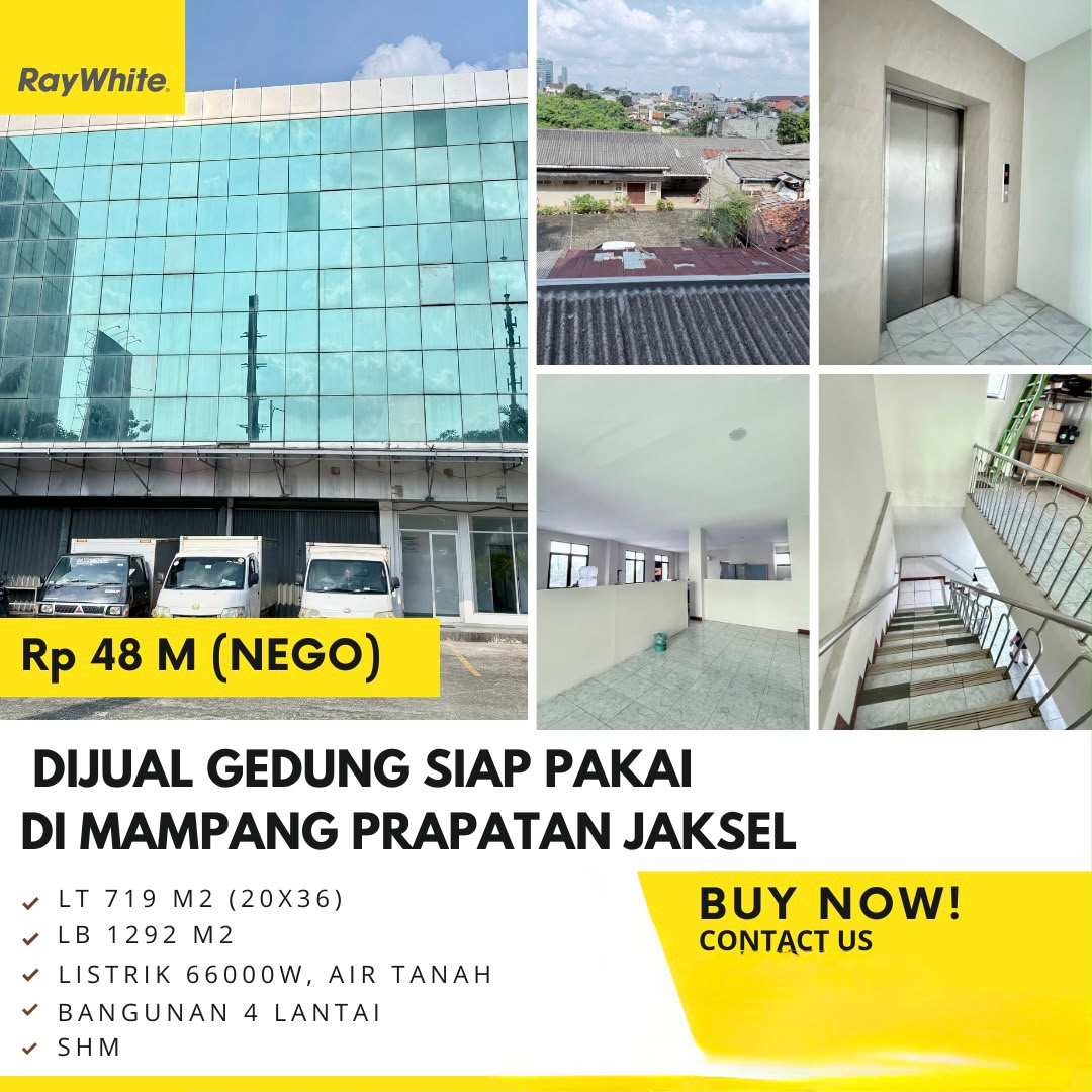 Gedung Komersial Strategis di Mampang Prapatan Raya, Jakarta Selatan